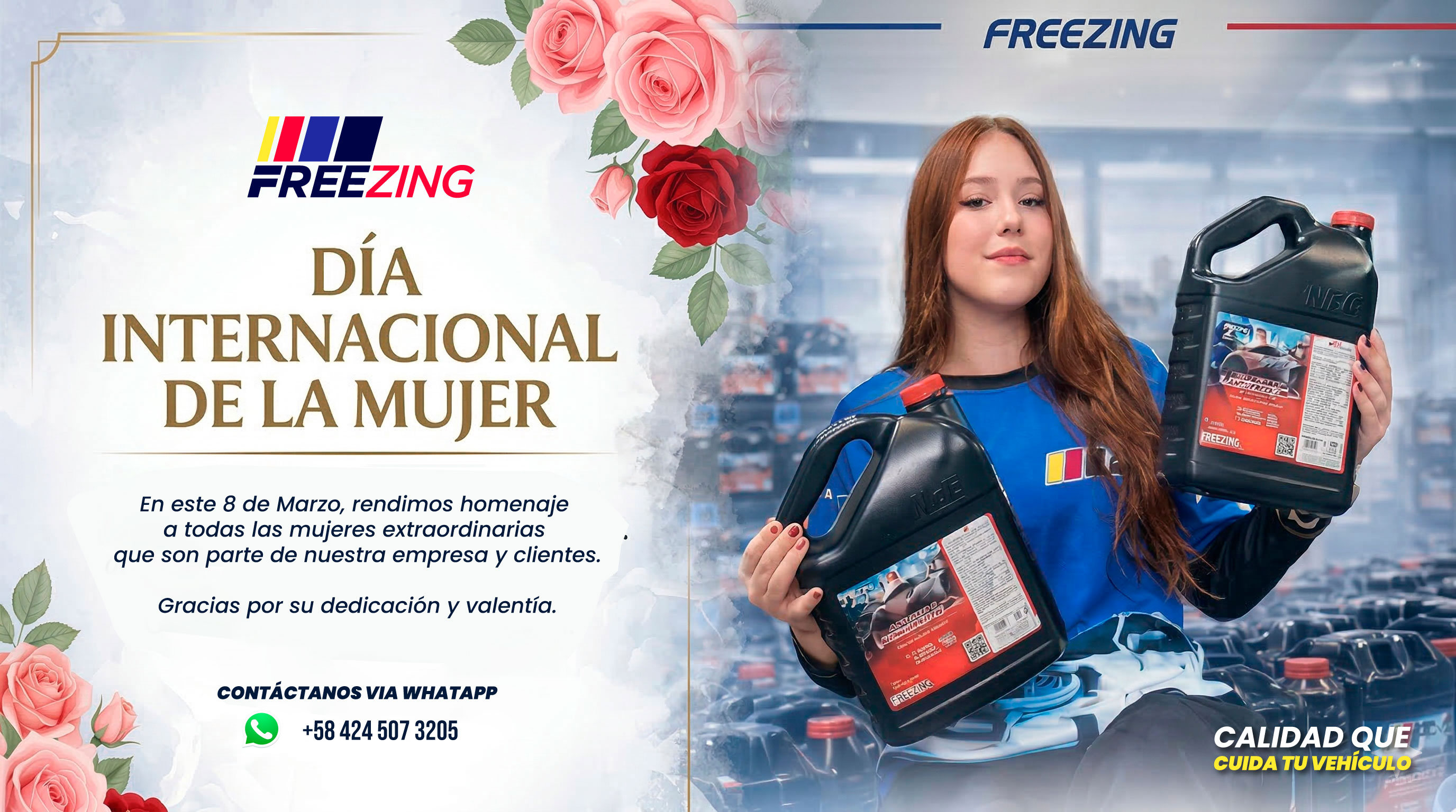 Feliz día de la Mujer